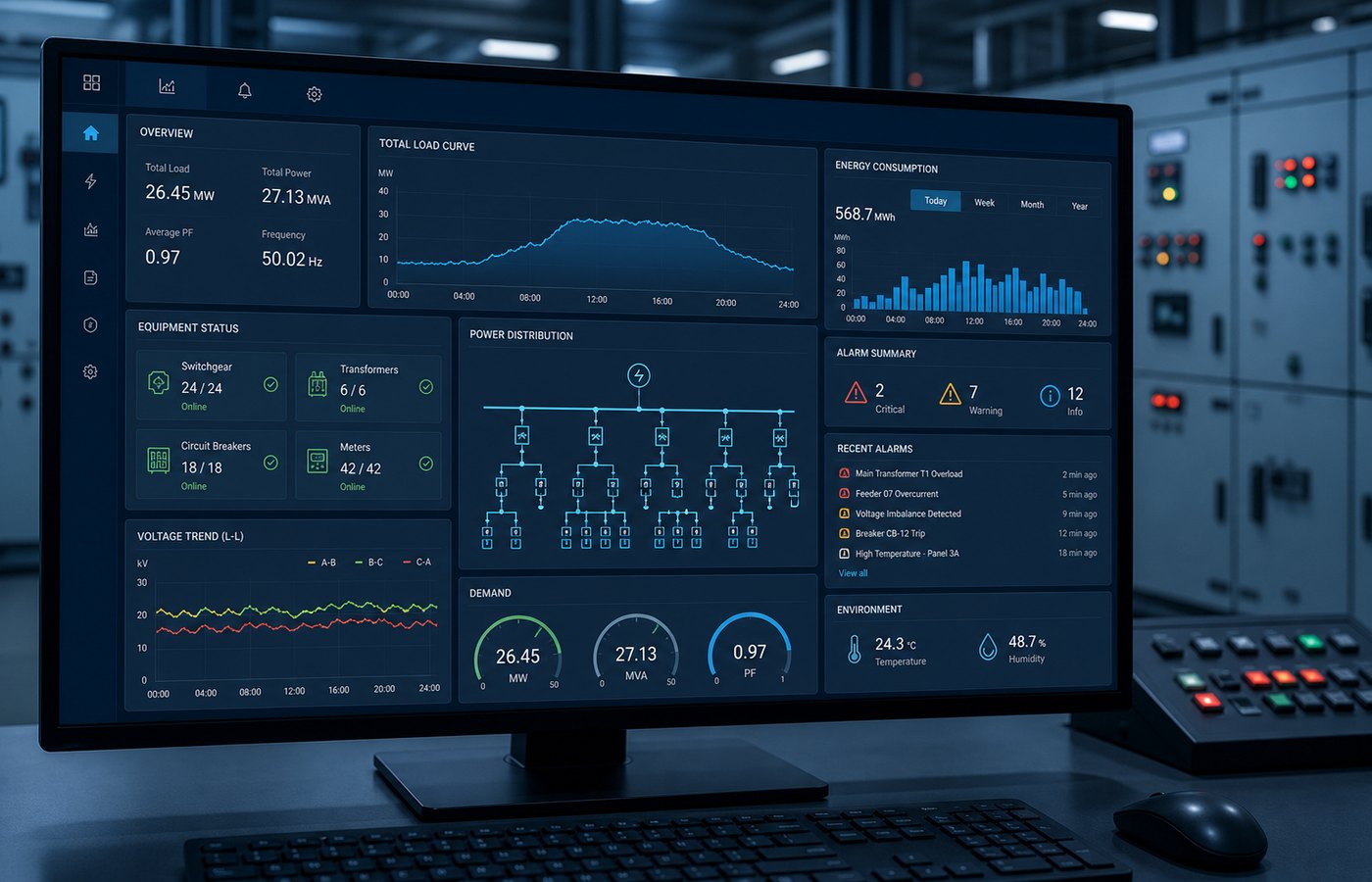 Smart power monitoring